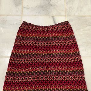Missoni-inspired skirt